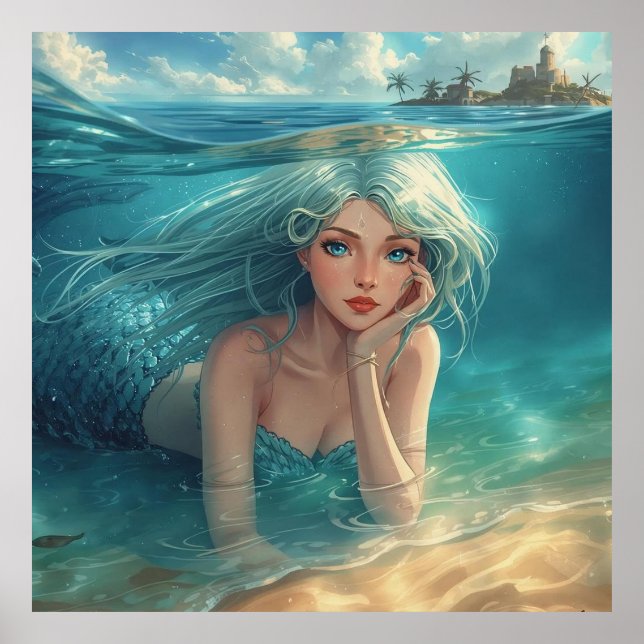 Poster Mermaid of the Island Horizon (Frente)