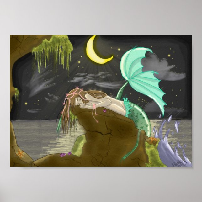 Poster mermaidmoonlight por Rainbows Experimentais (Frente)