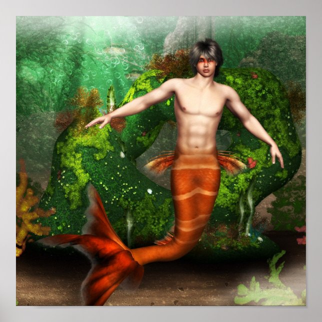 Poster Merman NatalPoster (Frente)