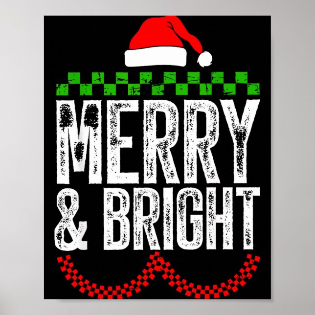 Poster Merry &amp; Bright Moody &amp; Uptight Matching Co (Frente)
