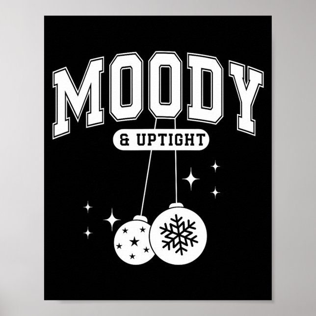 Poster Merry &amp; Bright Moody &amp; Uptight Matching Co (Frente)