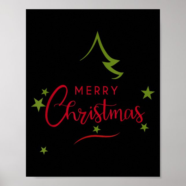Poster Merry Christmas - Christmas Tree - Merry Christmas (Frente)