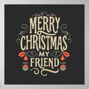 Poster Merry Christmas, my Friend