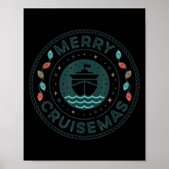 Poster Merry Cruisemas Cruise Mas Matching Family Christm (Frente)