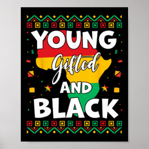 Poster Mês da História Africana Mapas Jovens Dotados E
