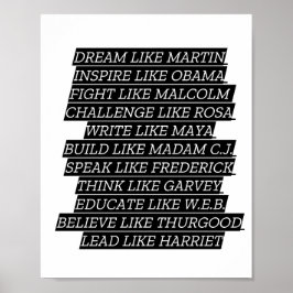 Poster Mês da História Negra