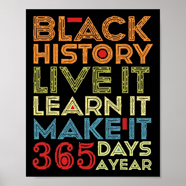 Poster Mês da História Negra 2025 Viva Aprenda Faça  (Frente)