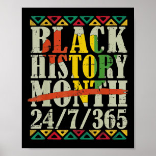 Poster Mês da História Negra 247365 Com Bandeira do Mapa