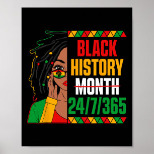Poster Mês da História Negra 247365 Garota com Tranças Me