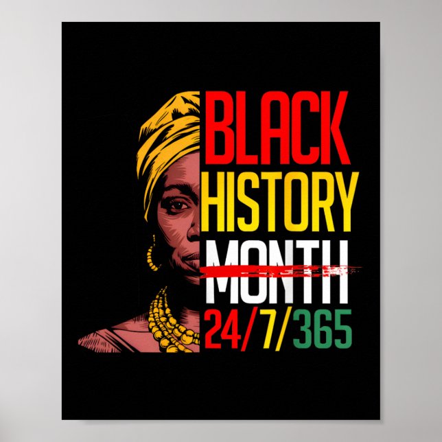 Poster Mês da História Negra 247365 Orgulho da Melanina A (Frente)
