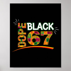 Poster Mês da História Negra 67 Preto Six Seven Meme _1 