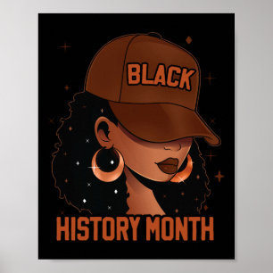 Poster Mês da História Negra Afro Melanina Mulheres Negra