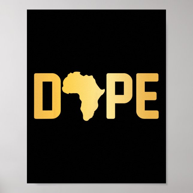 Poster Mês da História Negra da Droga Melanina Estourando (Frente)