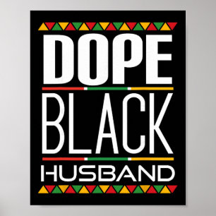 Poster Mês da História Negra do Husnd Preto de Drogas