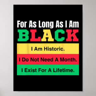 Poster Mês Da História Negra Enquanto Eu Sou Primo Negro