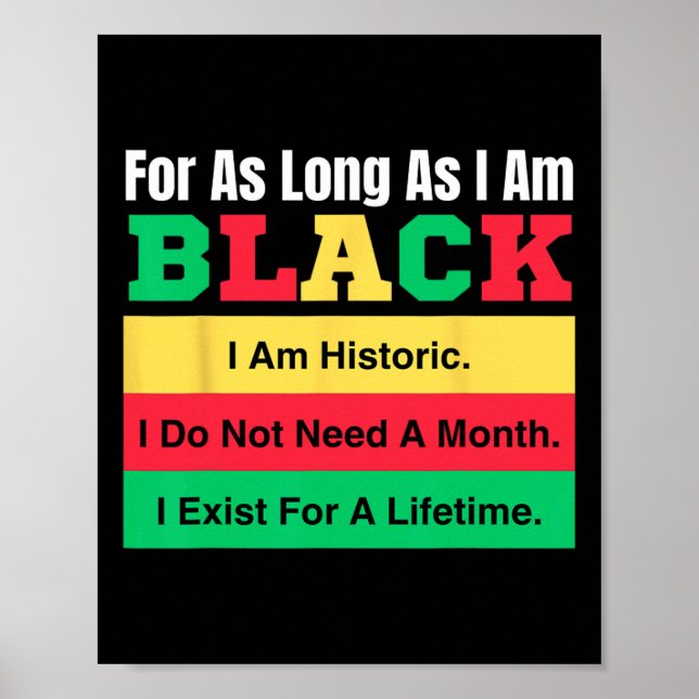 Poster Mês Da História Negra Enquanto Eu Sou Primo Negro (Frente)