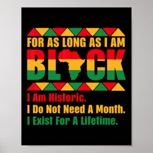 Poster Mês Da História Negra Enquanto Eu Sou Primo Negro