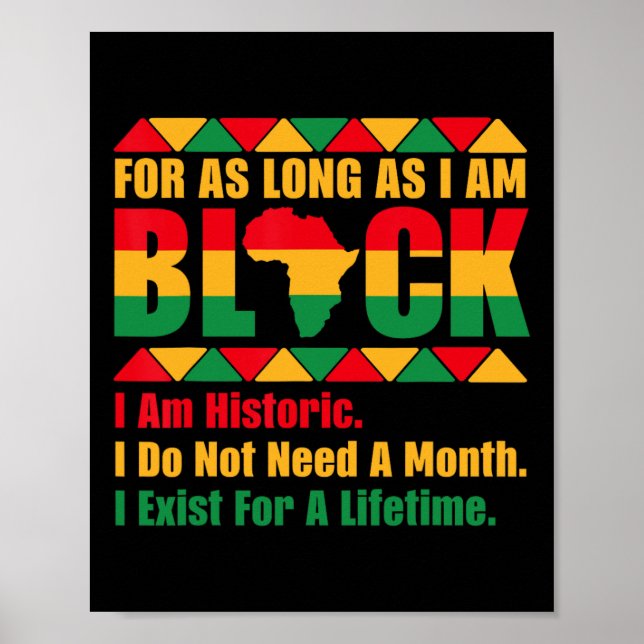 Poster Mês Da História Negra Enquanto Eu Sou Primo Negro (Frente)