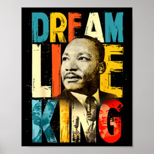 Poster Mês da História Negra Martin Tem Sonho Luther King