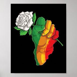 Poster Mês da História Negra Orgulho Afro-Americano Celeb