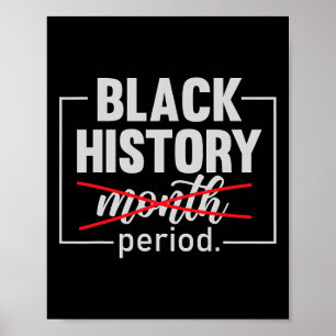 Poster Mês da História Negra Período Mulheres Afro-Americ