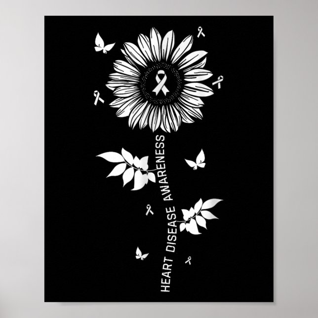 Poster Mês de Consciência da Doença Cardíaca (Frente)