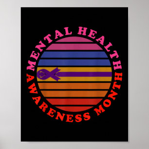 Poster Mês de Consciência da Saúde Mental