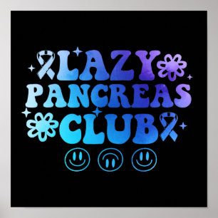 Poster Mês de Consciência do Clube Pancreiros Ppreguiçoso