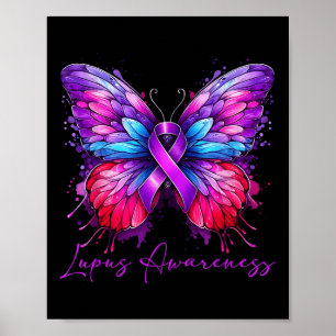 Poster Mês de Consciência do Lúpus da Borboleta