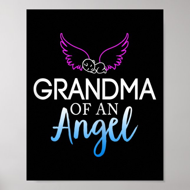 Poster Mês de Conscientização da Avó de um Anjo Sids (Frente)