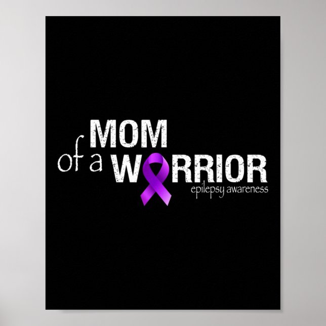 Poster Mês de Conscientização da Epilepsia Mãe de um Guer (Frente)