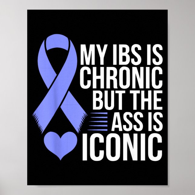 Poster Mês de Conscientização da Síndrome do Intestino Ir (Frente)