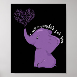 Poster Mês de Conscientização I Fim do Elefante de Fita R
