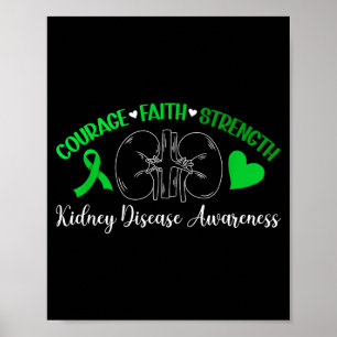 Poster Mês de conscientização sobre doença renal doença r