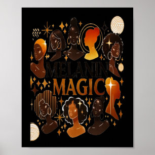 Poster Mês de História Negra - Melanin Magic Sticker