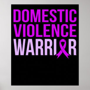 Poster Mês de Sensibilização do Guerreiro de Violênci