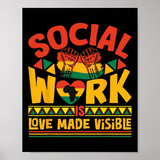 Poster Mês do Assistente Social Mês da História Negra Ass (Frente)