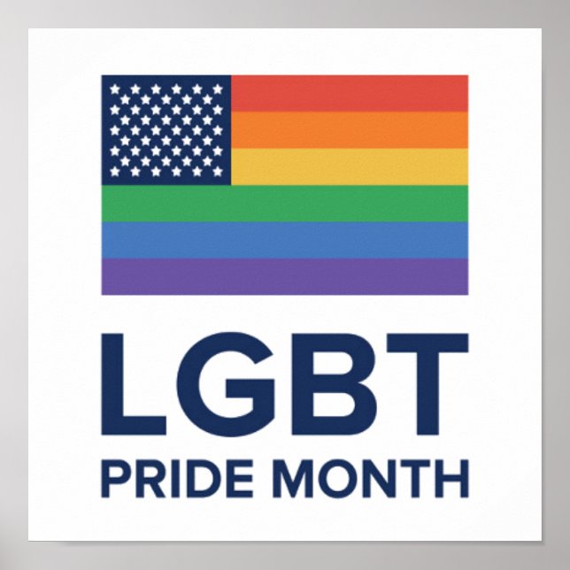 Poster Mês do Orgulho LGBT | Estados Unidos (Frente)