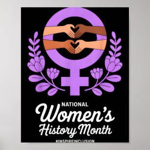 Poster Mês nacional da história das mulheres 2026 Mulhere