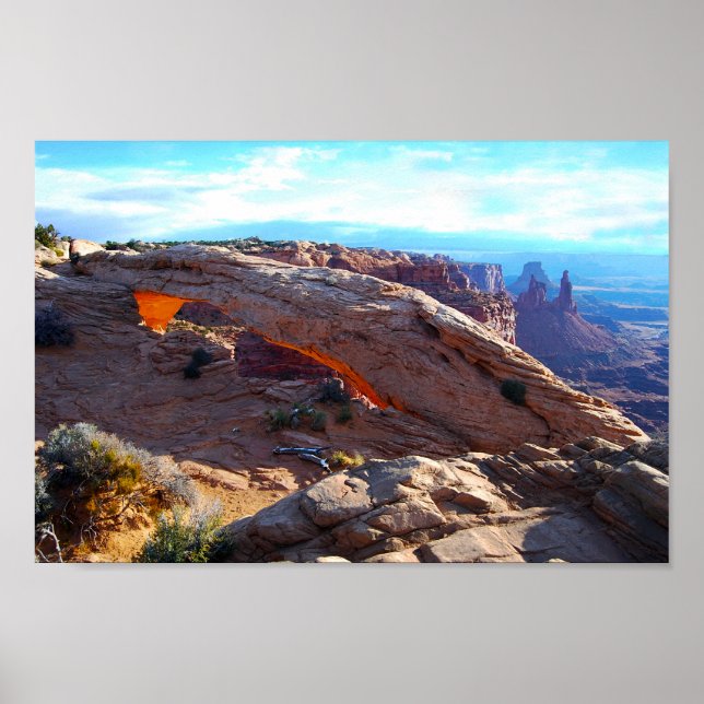 Poster Mesa Arch, Parque Nacional Canyonlands (Frente)