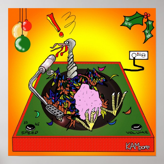 Poster "Mesa da Turquia" - por Kev Moore (Frente)