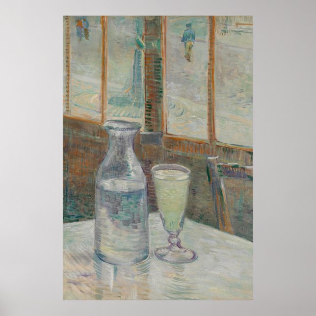 Poster Mesa de café com Absinthe (Frente)