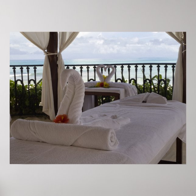 Pôster Mesa de Massagem do solteiro (Frente)