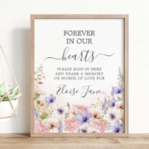 Mesa de Memória de Funeral Memorial de Prado de Fl