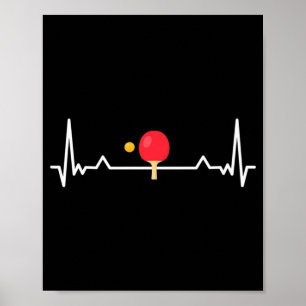 Poster Mesa de Tênis divertida