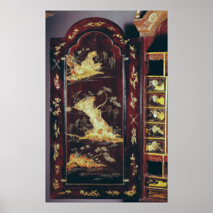 Pôster Mesa decorada com laca chinesa