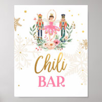 Mesa do Chili Bar Nutcracker Ballerina Girl