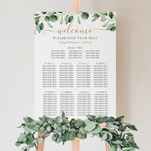 Poster Mesa Eucalyptus Greenery Seating