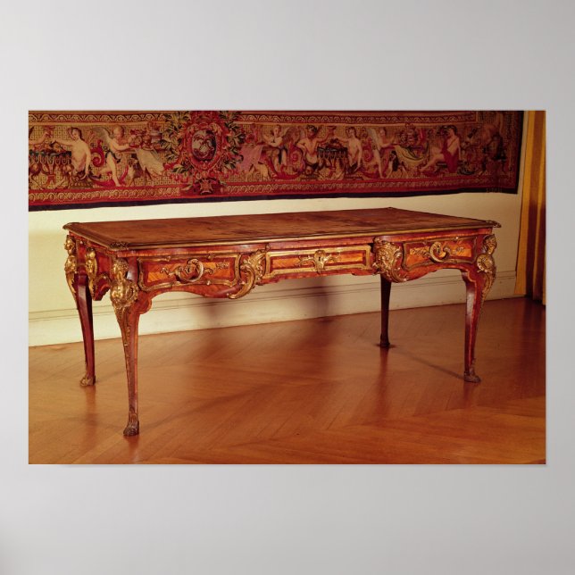 Pôster Mesa, Francês, Cressent, 1730 (Frente)