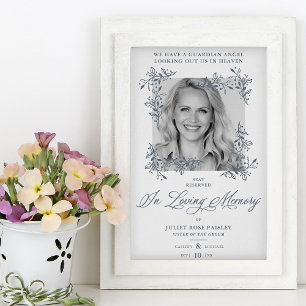 Poster Mesa Memorial Fotografia de Casamento Lembrança Qu